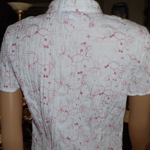 Fred David Short Sleeve Blouse - Picture 6 of 6